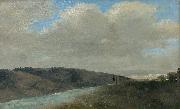 Pierre de Valenciennes Skizze Italienische Landschaft USA oil painting artist